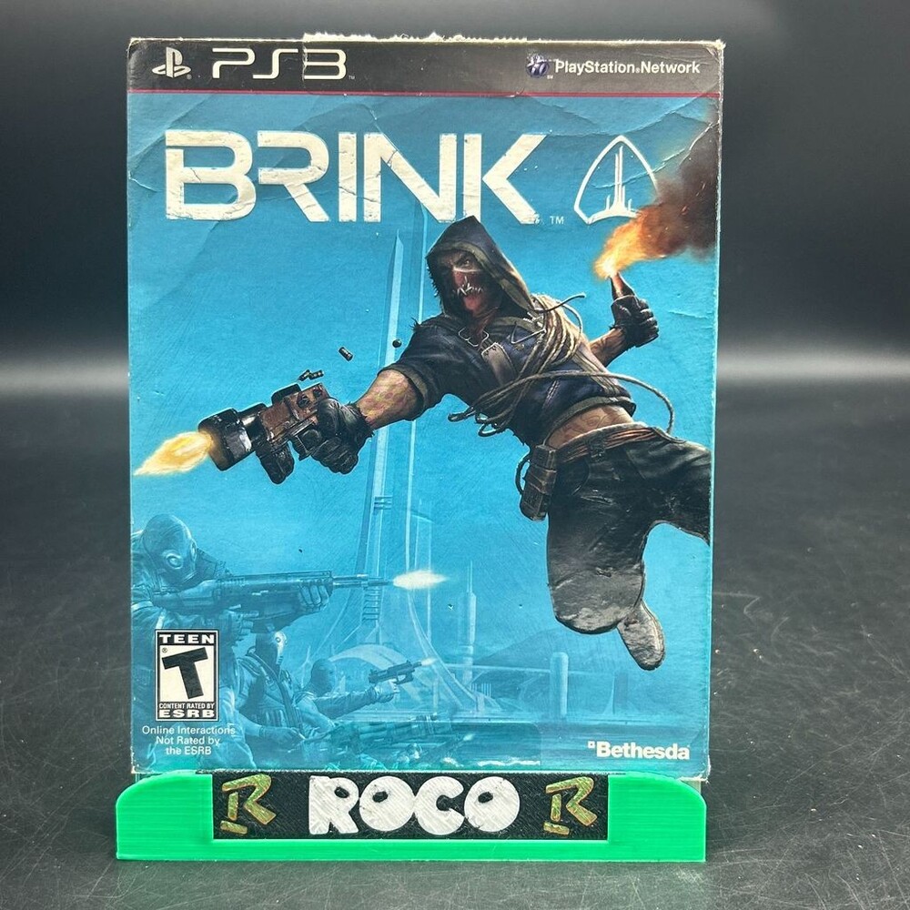 Brink With Slipcover (Sony PlayStation 3 Bethesda FirstPerson Shooter, 2011) CIB